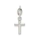 Sterling Silver Cross Pendant with Sleek Minimalist Design for Men and Women