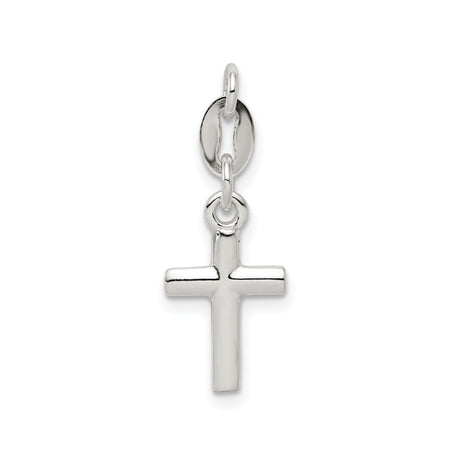 Sterling Silver Cross Pendant with Sleek Minimalist Design for Men and Women