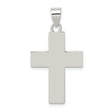 Sterling Silver Cross Pendant with Sleek Geometric Design for Men and Women