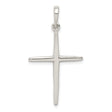 Polished Cross Charm Pendant in Real 925 Sterling Silver
