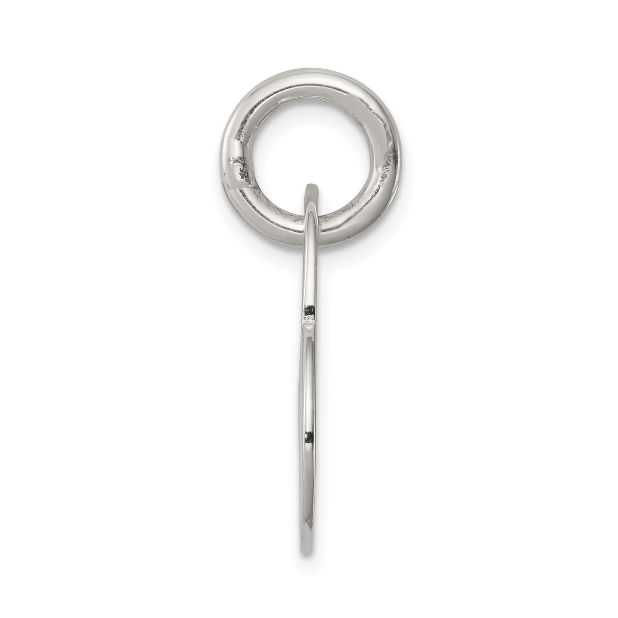 Sterling Silver Heart Shaped Pendant with Open Cutout Design, Romantic Style for Women
