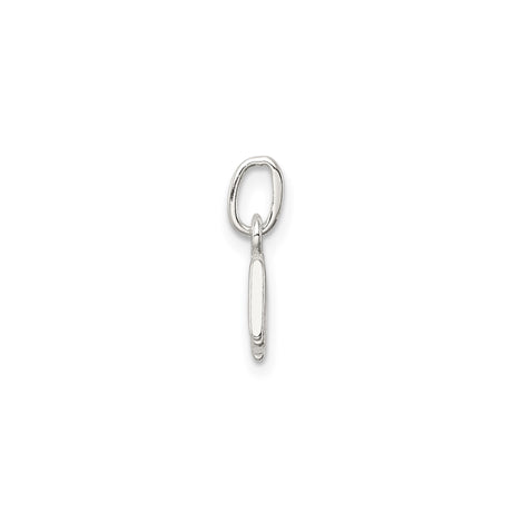 Sterling Silver Mom Pendant Charm with Stylized Design Symbolizing Maternal Love