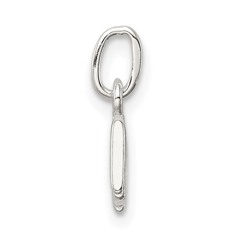 Sterling Silver Pendant with Heartbeat Design, Minimalist Mom Jewelry for Women