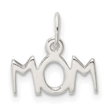 Sterling Silver Pendant with Heartbeat Design, Minimalist Mom Jewelry for Women
