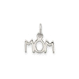 Sterling Silver Pendant with Heartbeat Design, Minimalist Mom Jewelry for Women