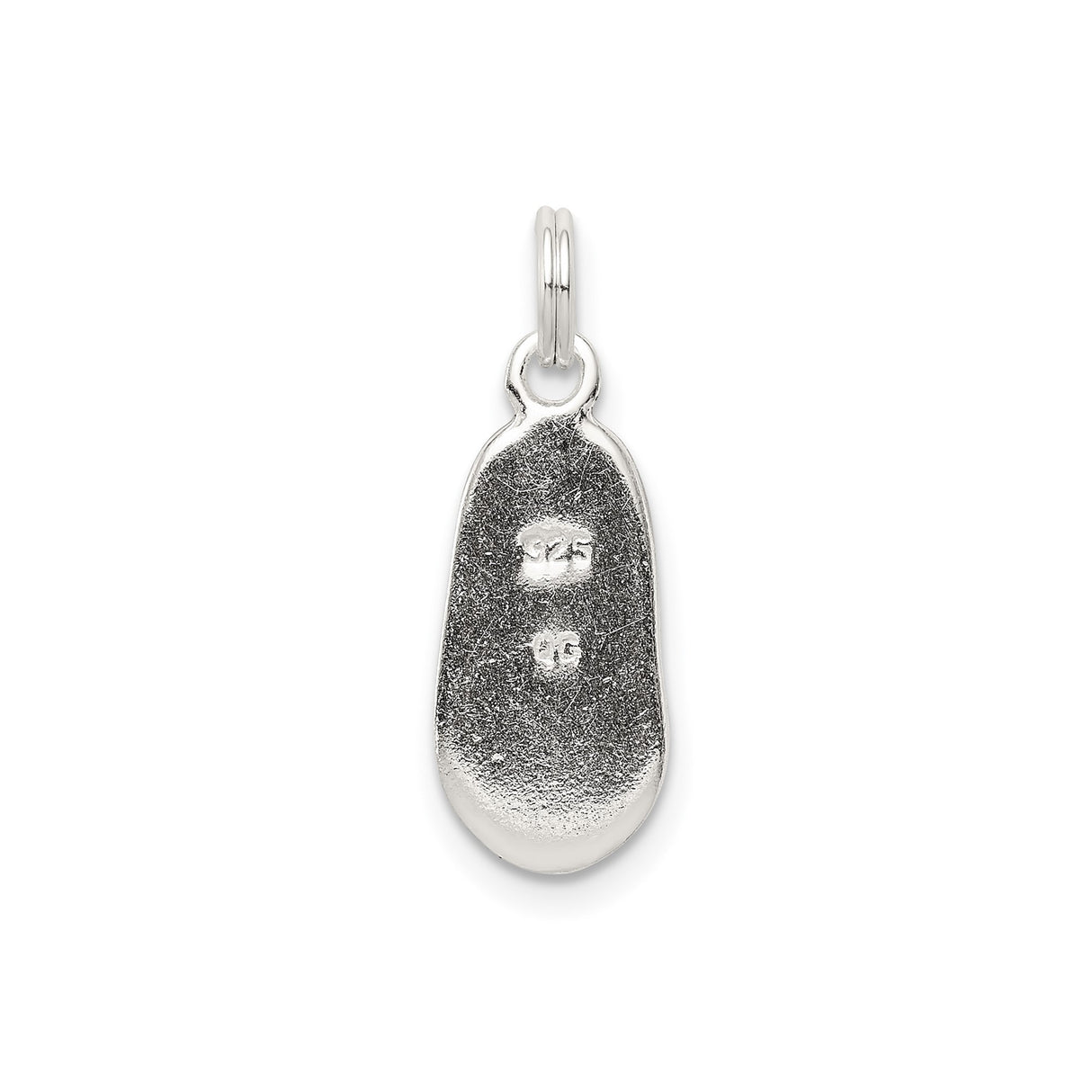 Sterling Silver Baby Shoe Pendant, Symbolizing Motherhood and New Life