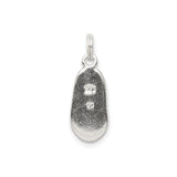 Sterling Silver Baby Shoe Pendant, Symbolizing Motherhood and New Life