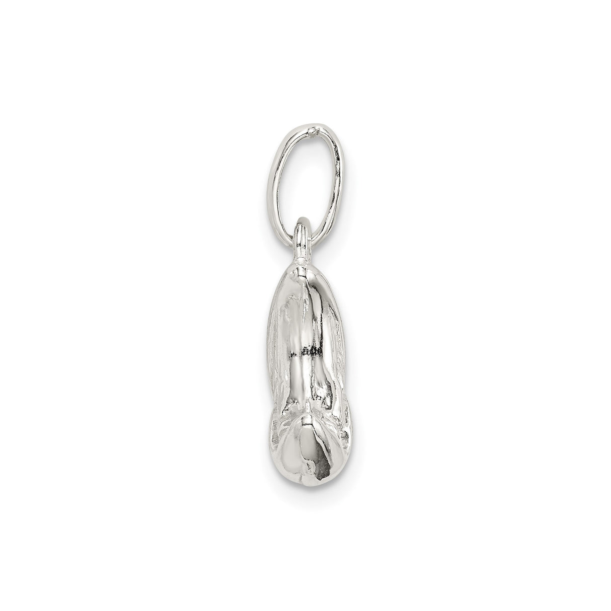 Sterling Silver Moon Pendant with Serene Face, Crescent Celestial Charm for Women