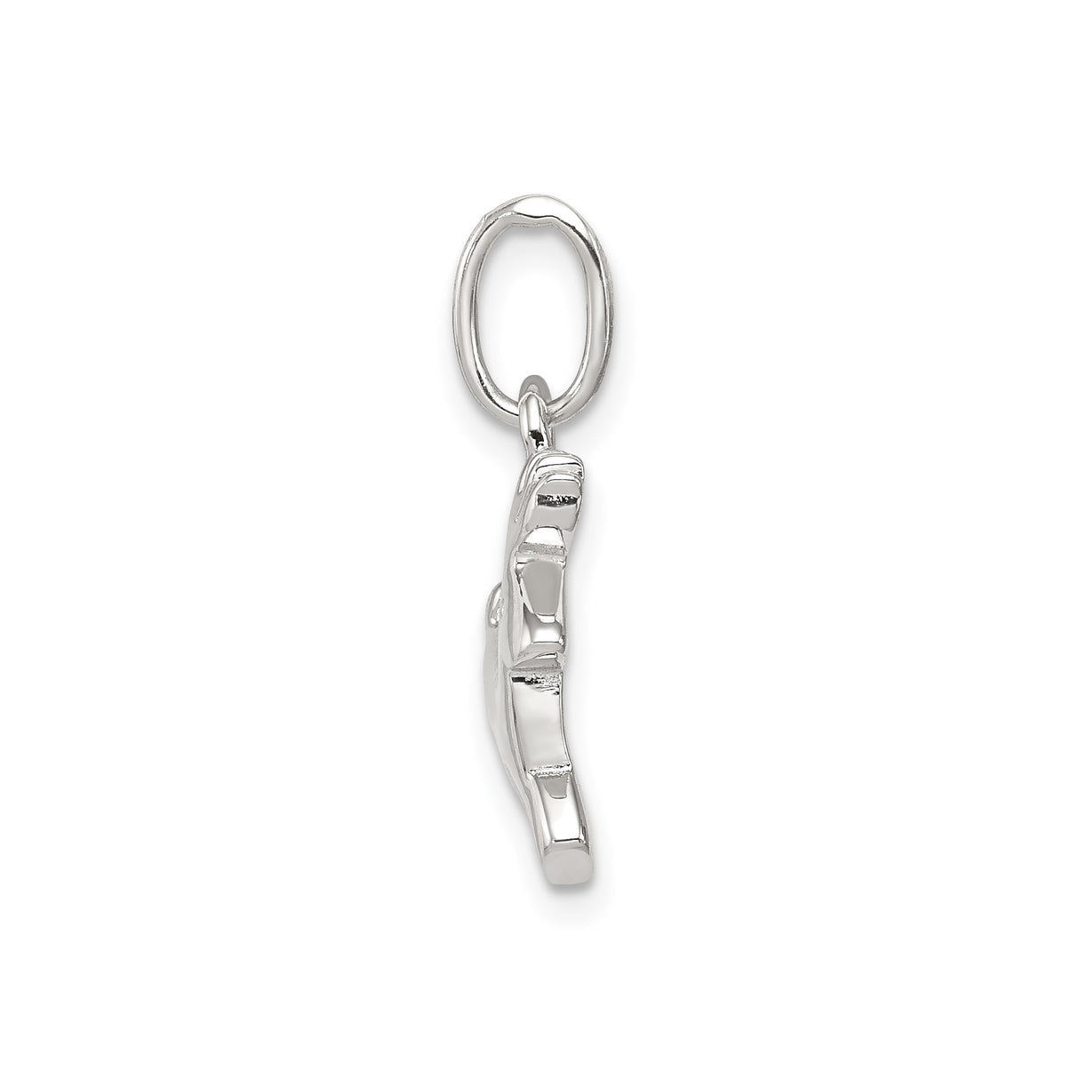 Sterling Silver Leaping Reindeer Pendant, Holiday Christmas Deer Charm Jewelry