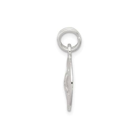 Sterling Silver Sand Dollar Pendant with Nautical Ocean-Inspired Design for Women