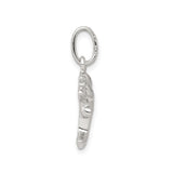 Sterling Silver Dolphin Pendant with Jumping Dolphins Ocean Theme Charm