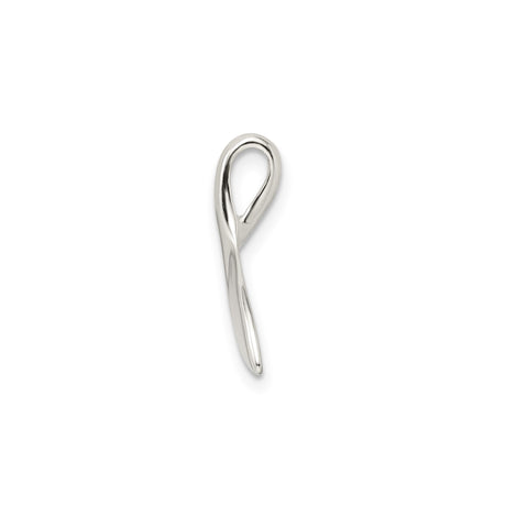 Sterling Silver Whale Tail Pendant, Nautical Sea Life Charm for Women or Unisex
