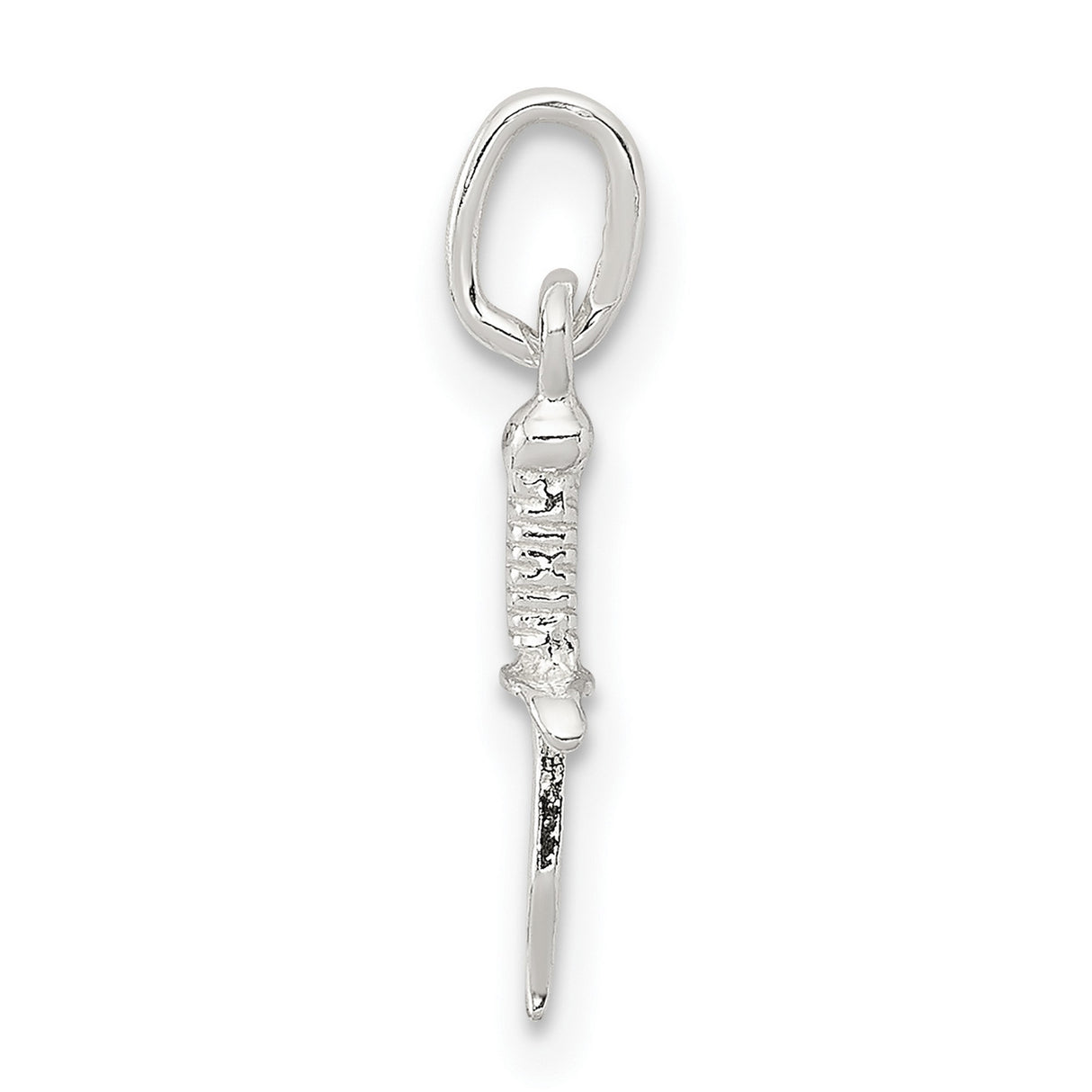Knife Charm Pendant in Real 925 Sterling Silver