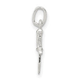 Knife Charm Pendant in Real 925 Sterling Silver