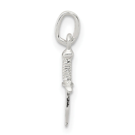 Knife Charm Pendant in Real 925 Sterling Silver
