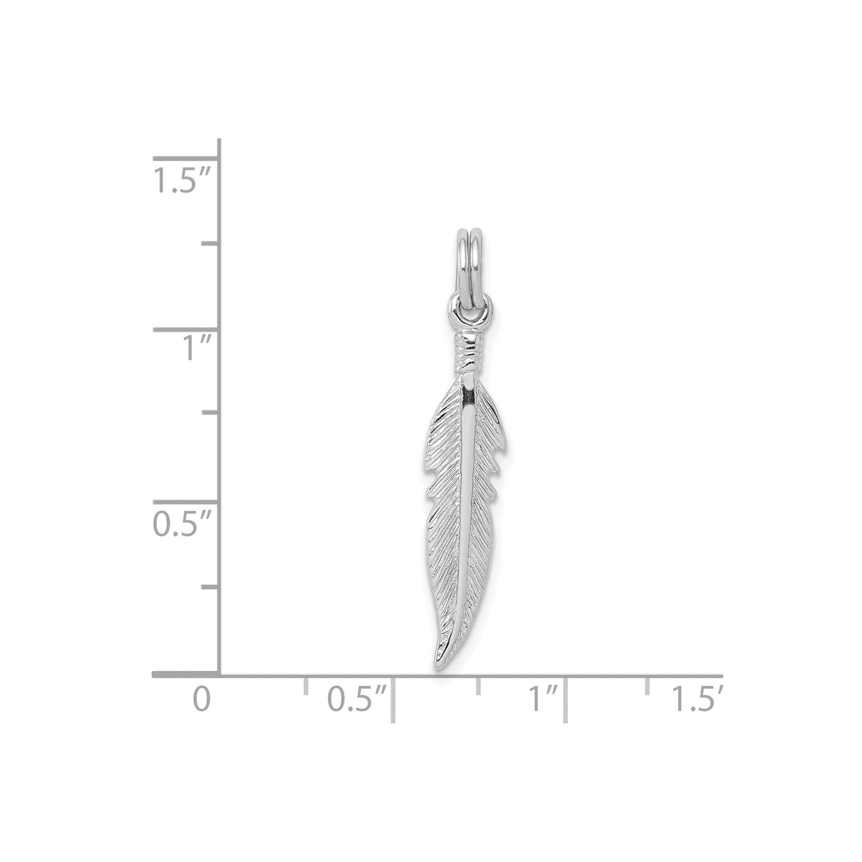 Sterling Silver Feather Pendant, Tribal Bohemian Jewelry with Spiritual Symbolism