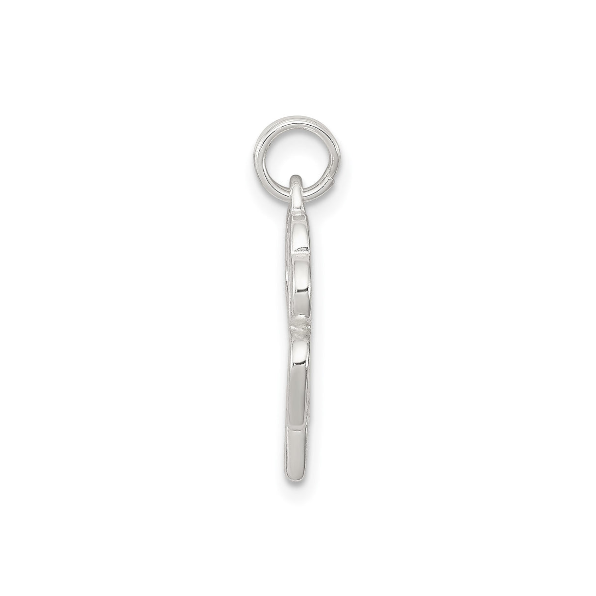 Sterling Silver Clover Pendant with Openwork Four Leaf Design, Irish Celtic Talisman for Luck and Hope