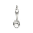 Sterling Silver Spoon Pendant Charm, Symbolic Talisman of Nourishment and Abundance