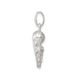 Sterling Silver Basketball Hoop Pendant with Net and Ball, Sports Charm Jewelry for Athletes and Fans