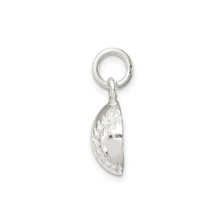 Sterling Silver Baseball Pendant with Realistic Stitched Detail, Sports Charm for Men or Women