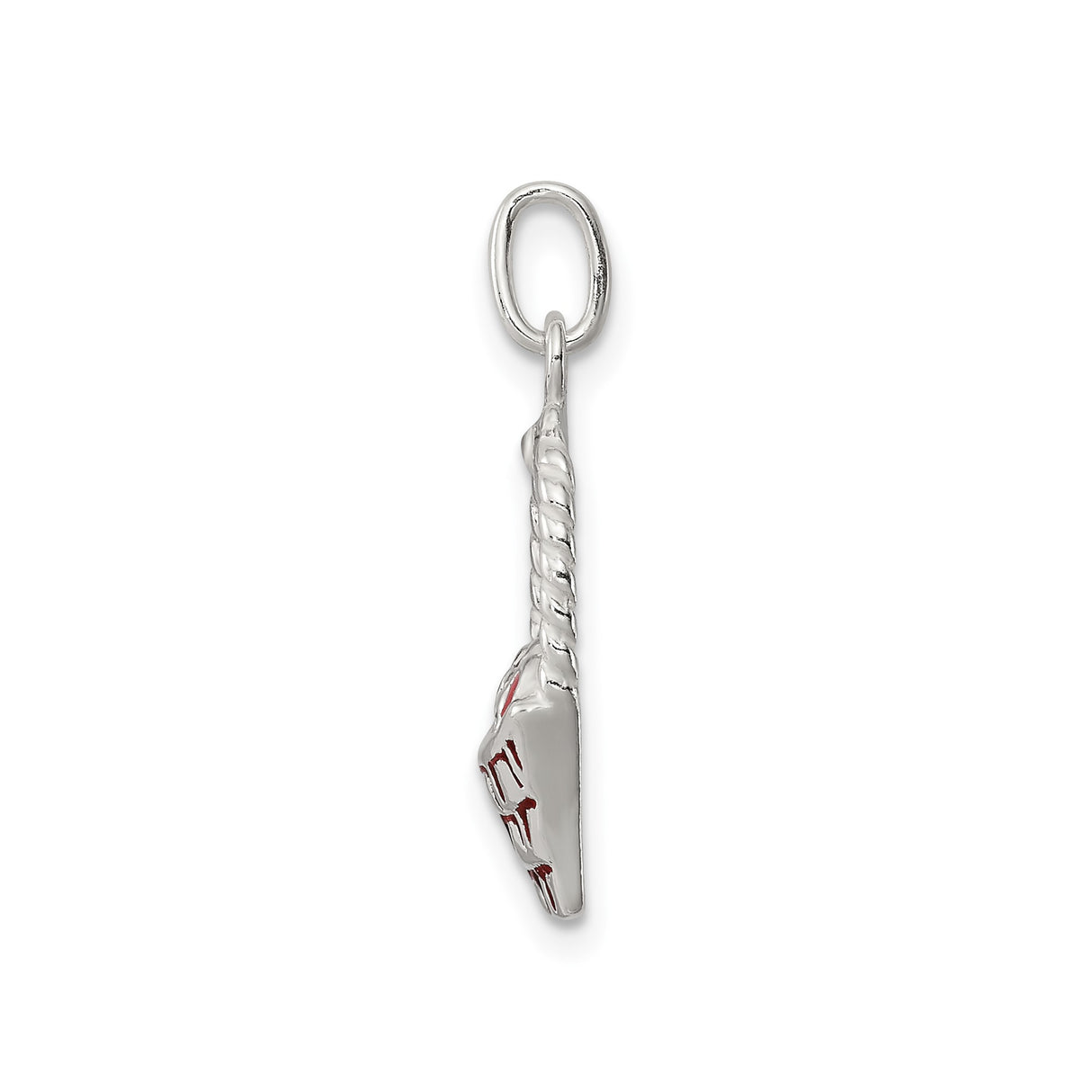 Sterling Silver Easter Basket Charm Pendant with Enamel Eggs and Bow, Christian Holiday Jewelry