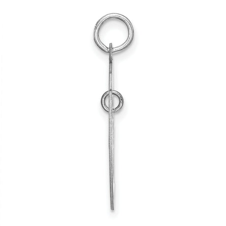 Personalize Best Teacher Charm Pendant in Real 925 Sterling Silver