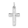 Cross Charm Pendant in Real 925 Sterling Silver