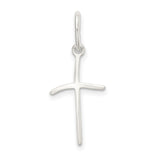 Cross Charm Pendant in Real 925 Sterling Silver