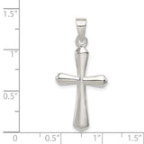 Cross Charm Pendant in Real 925 Sterling Silver