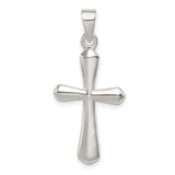 Cross Charm Pendant in Real 925 Sterling Silver