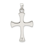 Cross Charm Pendant in Real 925 Sterling Silver