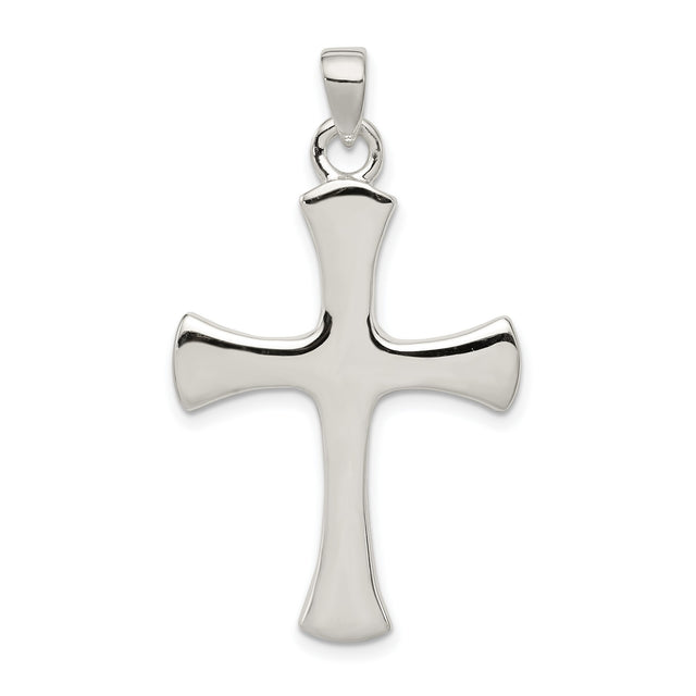 Cross Charm Pendant in Real 925 Sterling Silver