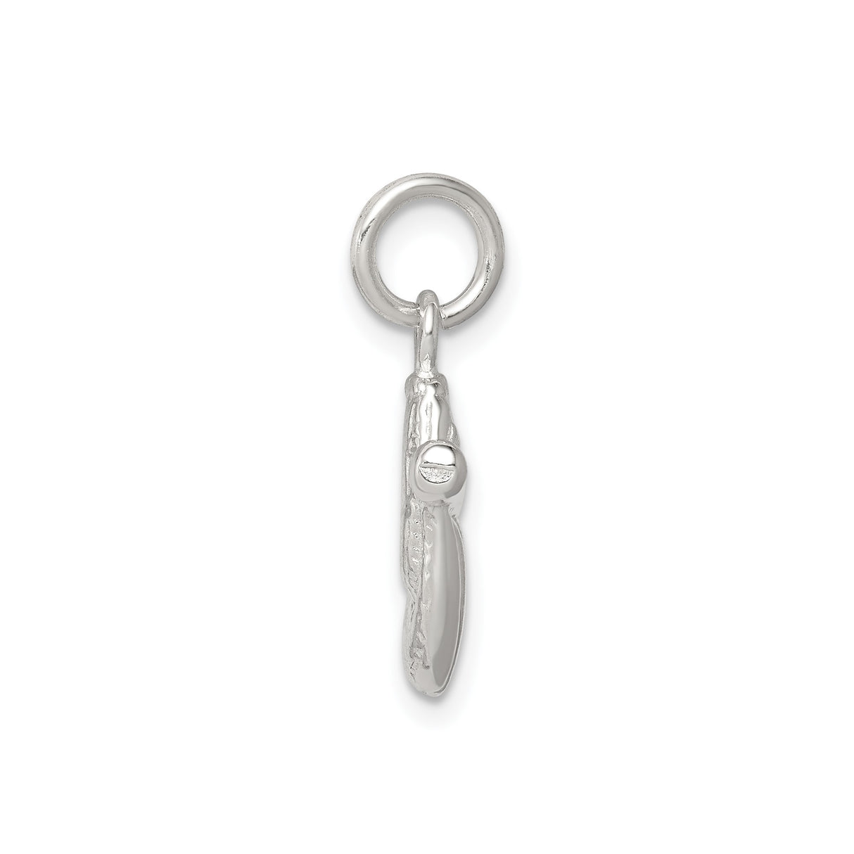 Sterling Silver Baseball Glove Charm Pendant, Detailed Glove and Ball Design, Unisex Sports Jewelry