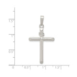 Sterling Silver INRI Cross Pendant, Polished Finish Religious Symbol for Men and Women