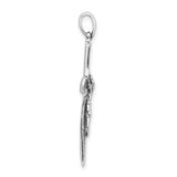 Sterling Silver Crucifix Cross Pendant with Detailed Jesus Design Religious Jewelry