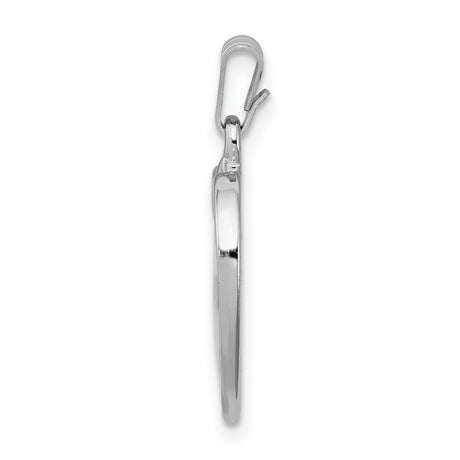 Large Heart with Mustard Seed Charm Pendant in Real 925 Sterling Silver