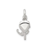 Sterling Silver Faith Pendant with Anchor, Heart, and Cross Symbol , Christian Jewelry Charm