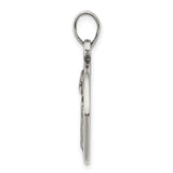 Gemini Twins Zodiac Charm Pendant in Real 925 Sterling Silver