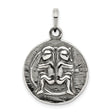 Gemini Twins Zodiac Charm Pendant in Real 925 Sterling Silver