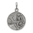 Virgo Maiden Zodiac Charm Pendant in Real 925 Sterling Silver