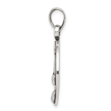 Sterling Silver Justice Pendant with Scales Symbol, Libra Zodiac and Legal Theme