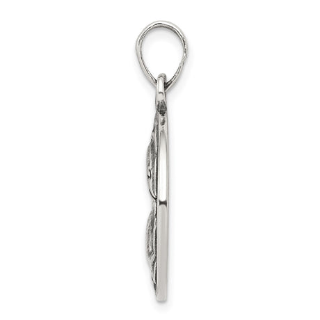 Sterling Silver Pisces Zodiac Pendant with Swimming Dual Fish Design for Women or Unisex