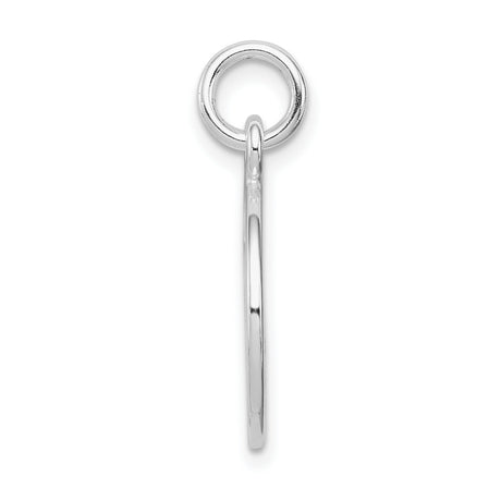 Sterling Silver Peace Pendant with Open Circle Design, Inspirational Spiritual Jewelry