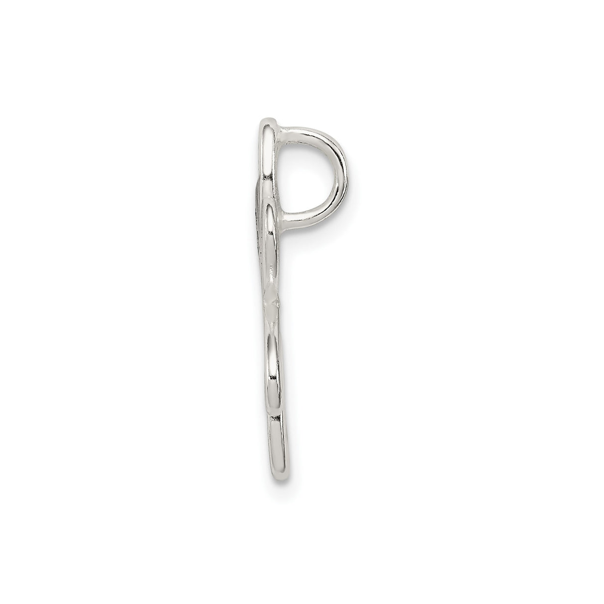 Sterling Silver Flower Pendant with Love, Peace, Hope, Wish, Dream, and Laugh Words for Women