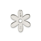 Sterling Silver Flower Pendant with Love, Peace, Hope, Wish, Dream, and Laugh Words for Women