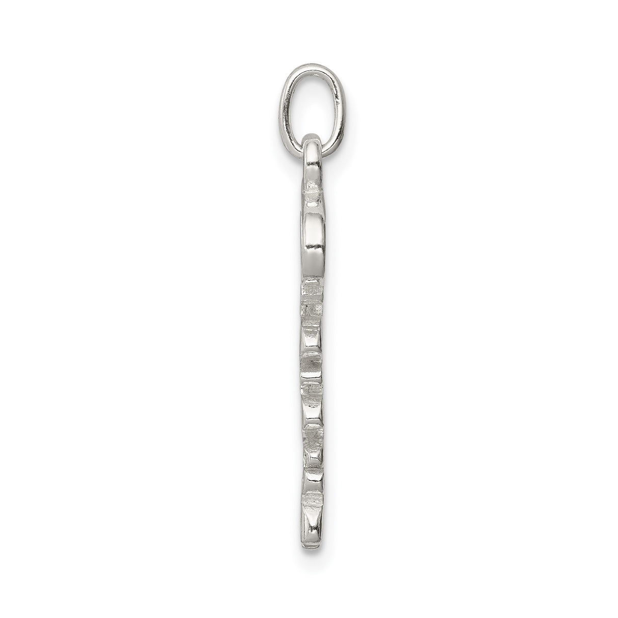 Sterling Silver Believe Pendant Charm, Inspirational Faith Jewelry for Women