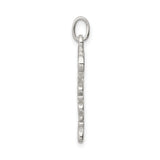 Sterling Silver Believe Pendant Charm, Inspirational Faith Jewelry for Women
