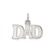 Dad Charm Pendant in Real 925 Sterling Silver
