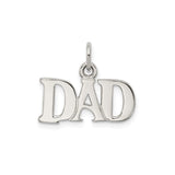 Dad Charm Pendant in Real 925 Sterling Silver