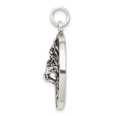 Sterling Silver Tree of Life Pendant with Organic Branch Design, Nature Symbol Jewelry